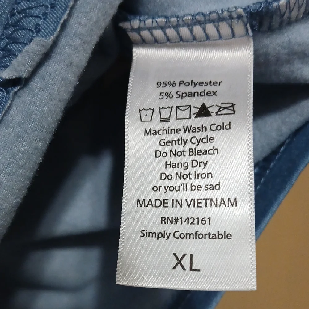 LuLaRoe Blue Floral Amber Hoodie - Picture 4 of 7